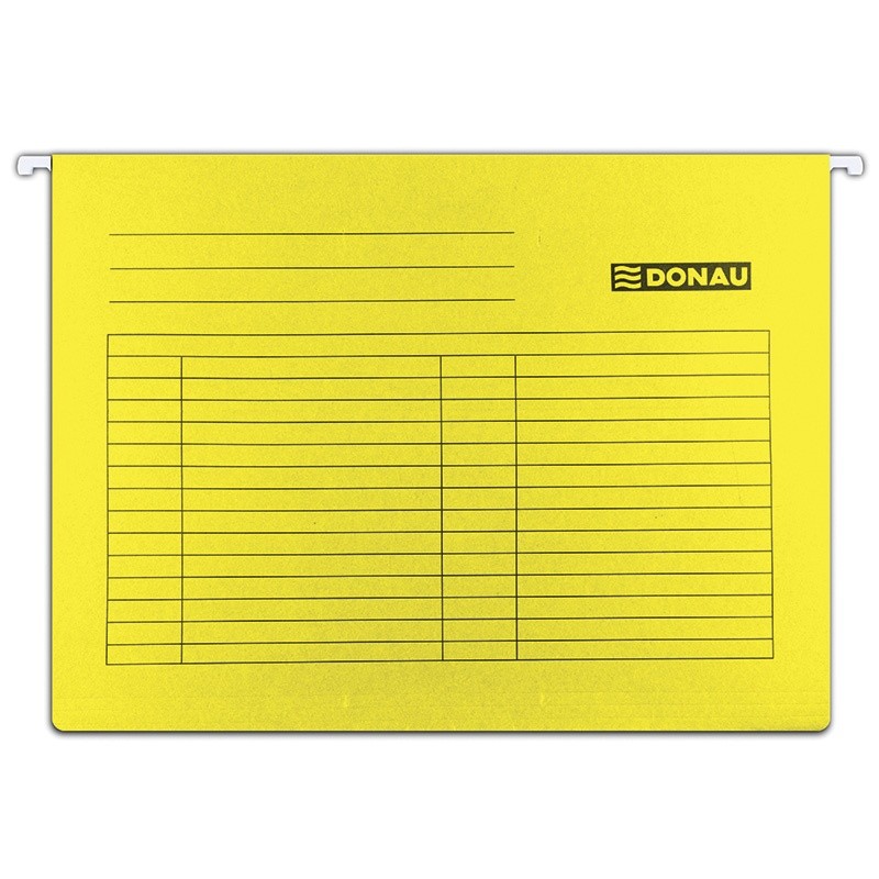 SUSPENSION FILE A4 YELLOW 230G/M2