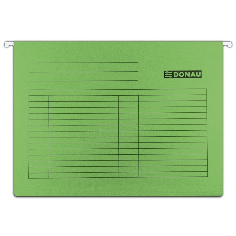 SUSPENSION FILE A4 GREEN 230G/M2