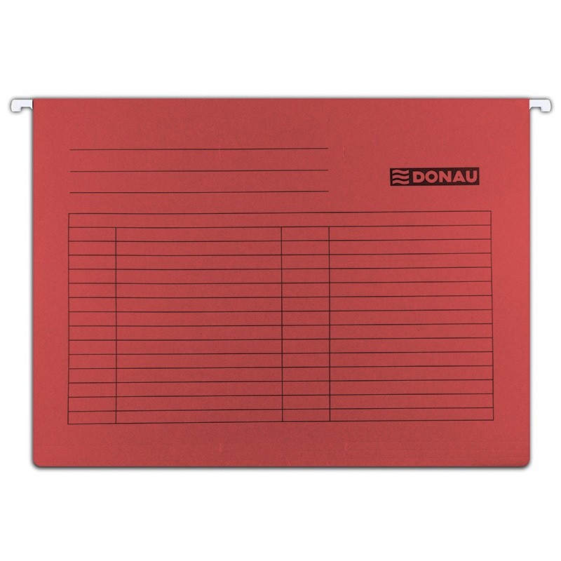 SUSPENSION FILE A4 RED 230G/M2