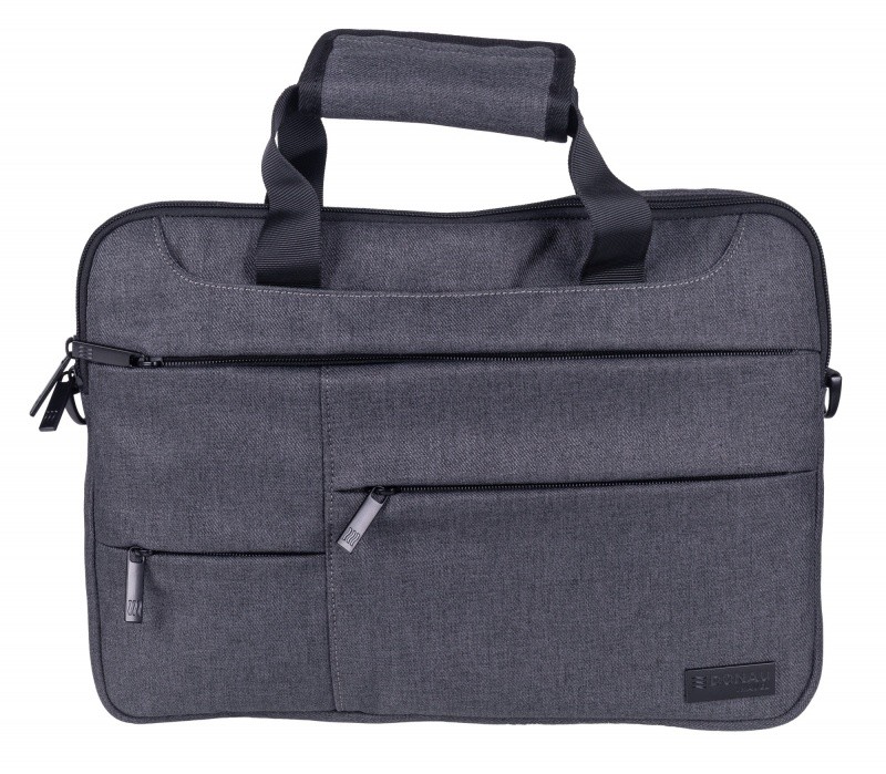 LAPTOP CASE DONAU TRAVEL, BUDAPEST, 14", 3L, GREY
