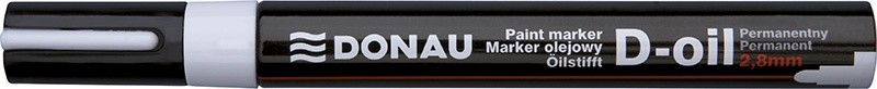 PAINT MARKER MEDIUM SIZE  ALUMINUM BARREL WHITE/ SP101  /KF14452