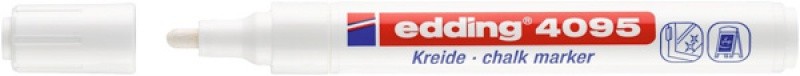 ცარცის მარკერი EDDING E-4095, 2-3მმ, თეთრი