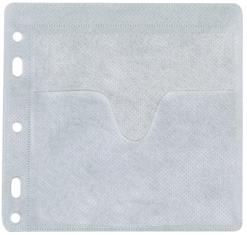 510028 PP POCKET FOR CD/DVD WITH FLAP AND PERFORATION 40PCS
