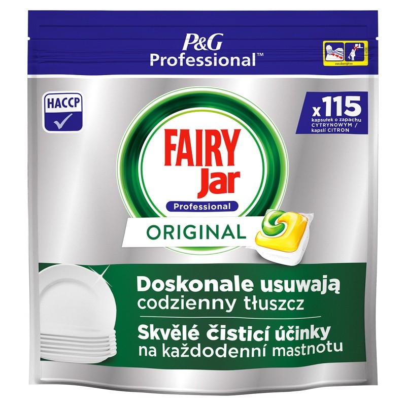 FAIRY PROFESSIONAL CAPSULES FOR DISHWASHER ALL-IN-ONE LEMON 115 PCS