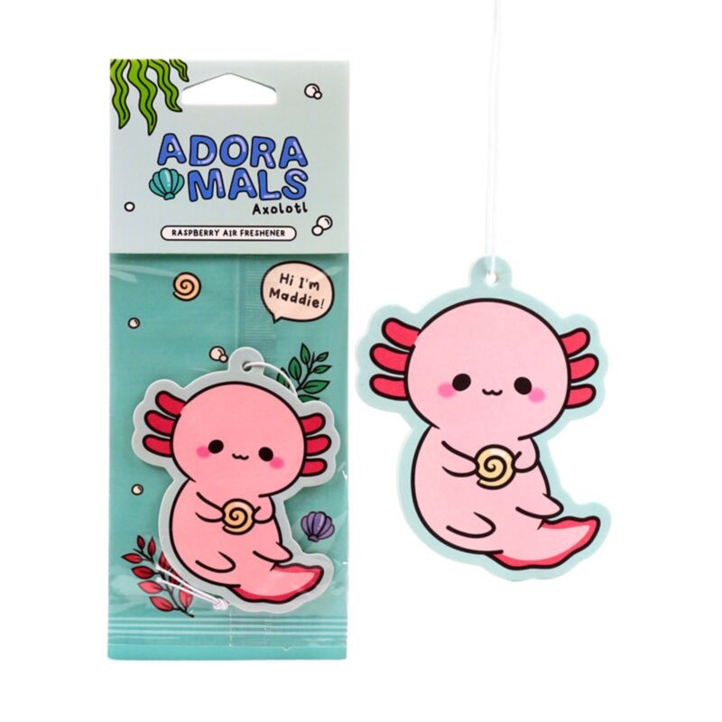 ჟოლოს არომატის Adoramals Maddie the Axolotl ჰაერის არომატიზატორი
