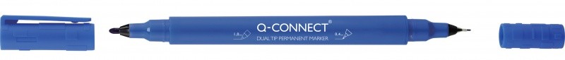 მარკერი ორმხრივი Q-CONNECT,CD/DVD ლურჯი