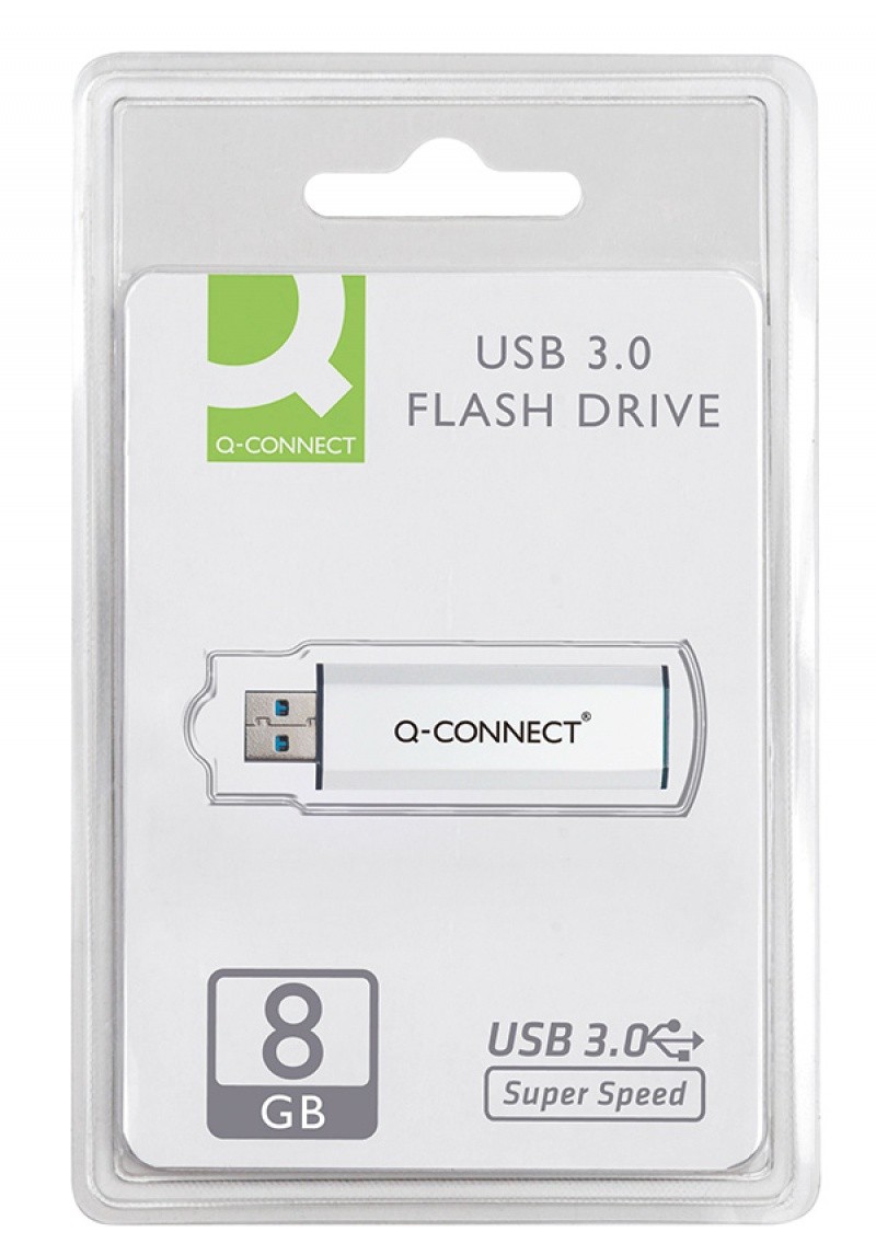 მეხსიერების ფლეშკა 8GB Q-CONNECT სიჩქარე - 3.0USB